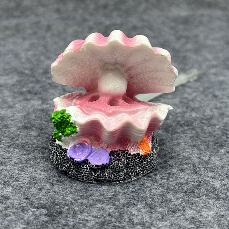 Marine Aquarium Aquascape - Cute Shell Shape Bubble Stone Oxygen