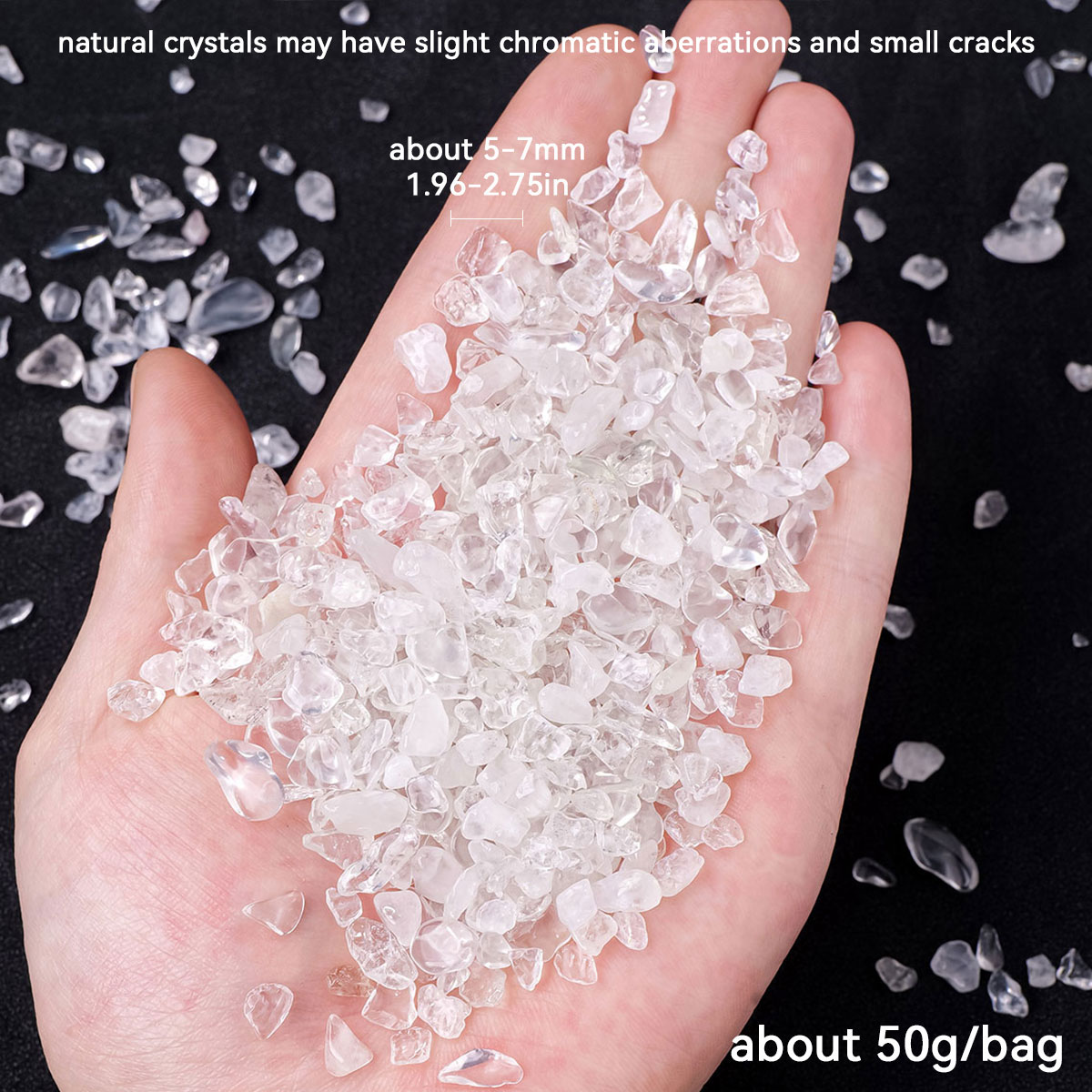 50g/bag Natural Crystal Clear  - Marine Aquarium Aquascape avis et prix