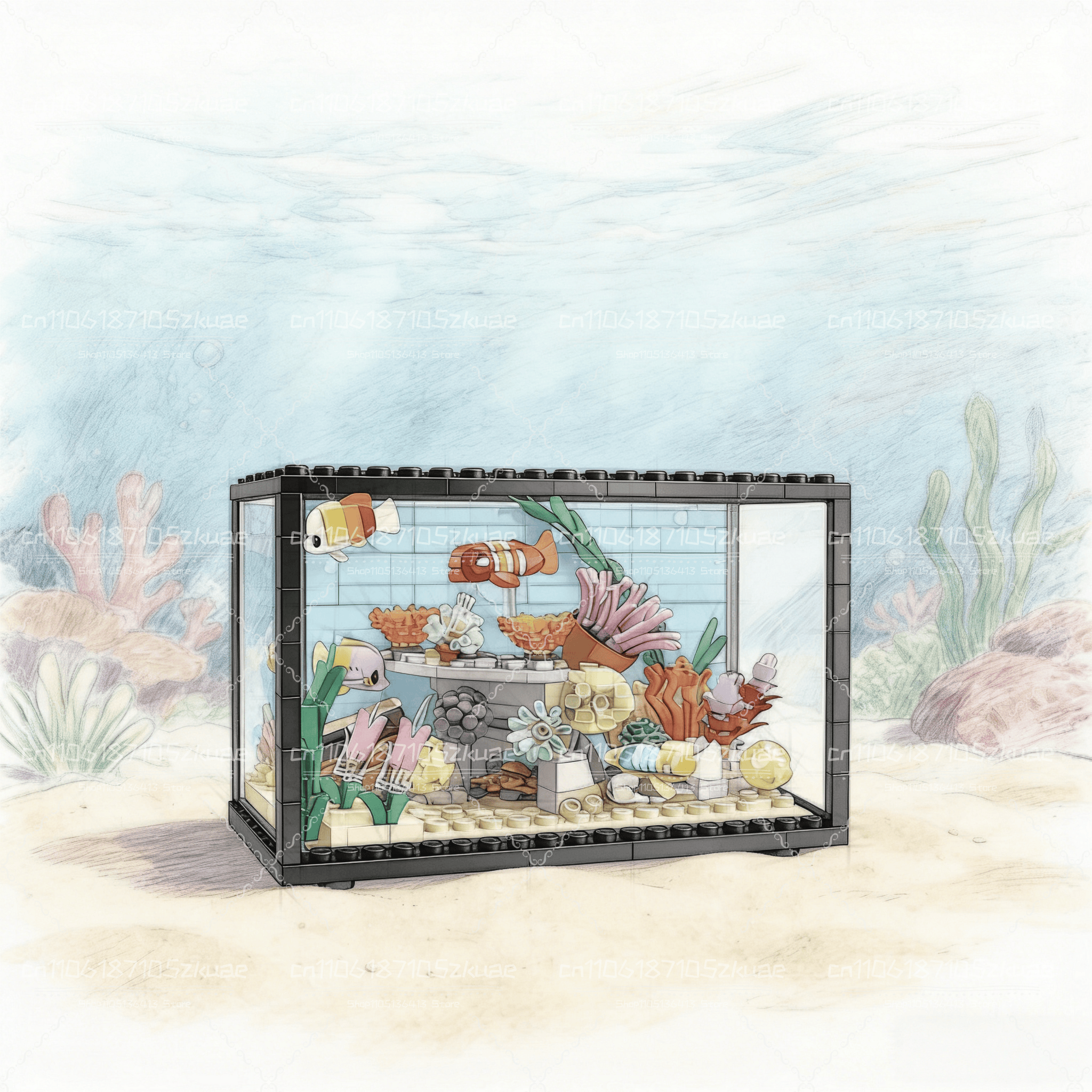 Idea Fish Tank Building Block  - Aquarium And Marine avis et prix