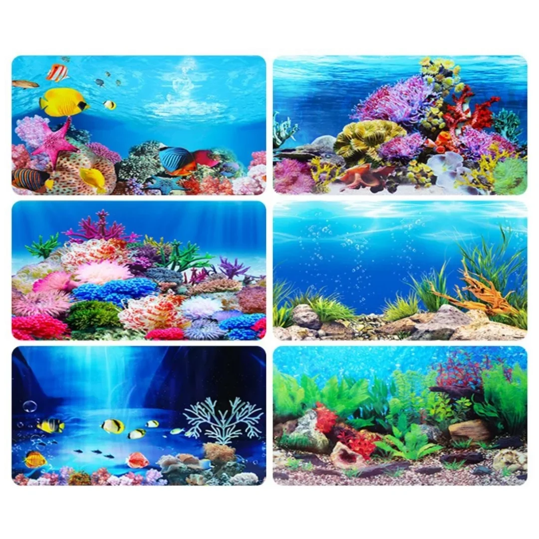 Background Aquarium 3D Sticker - Marine Aquarium Aquascape avis et prix