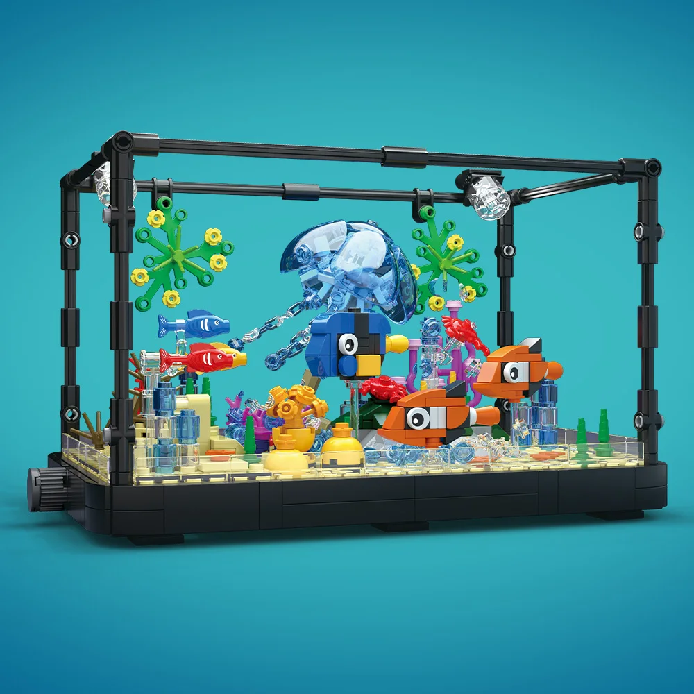 Fish Tank Building Block Set w - Aquarium And Marine avis et prix