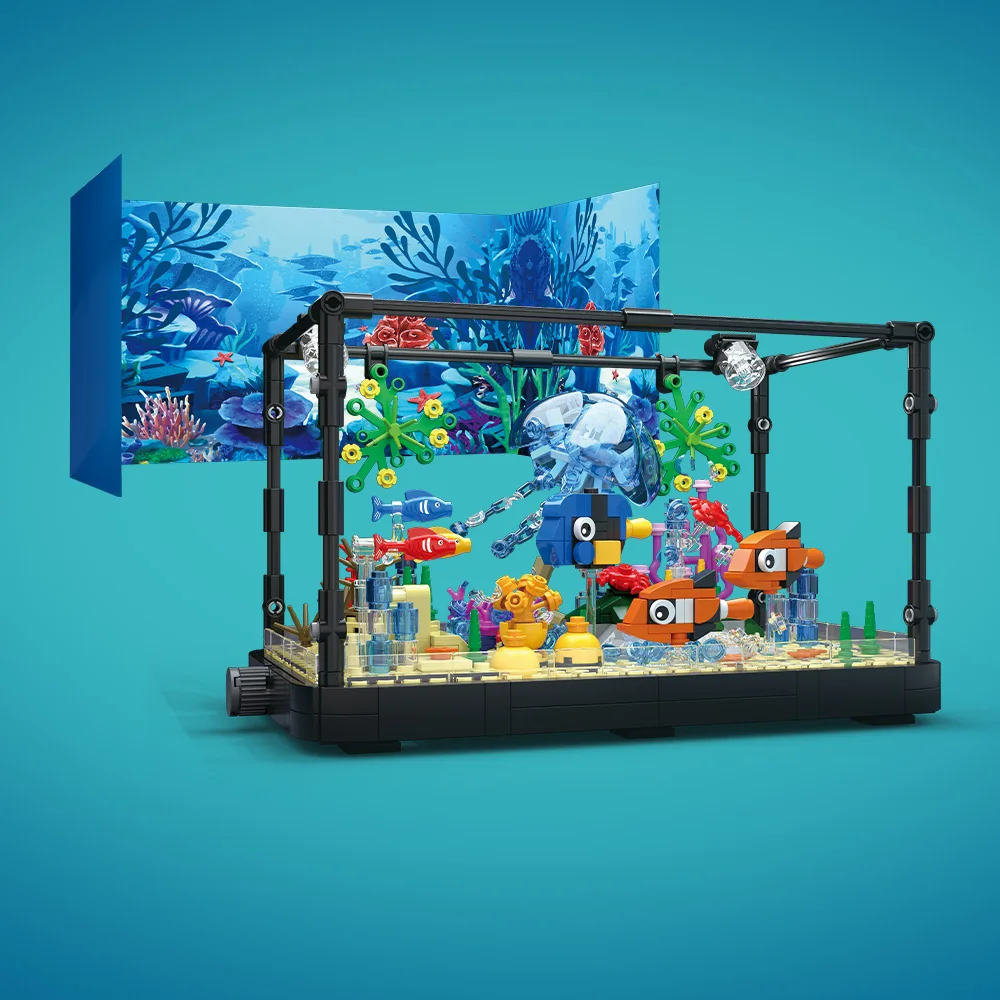 Fish Tank Building Block Set w - Aquarium And Marine avis et prix