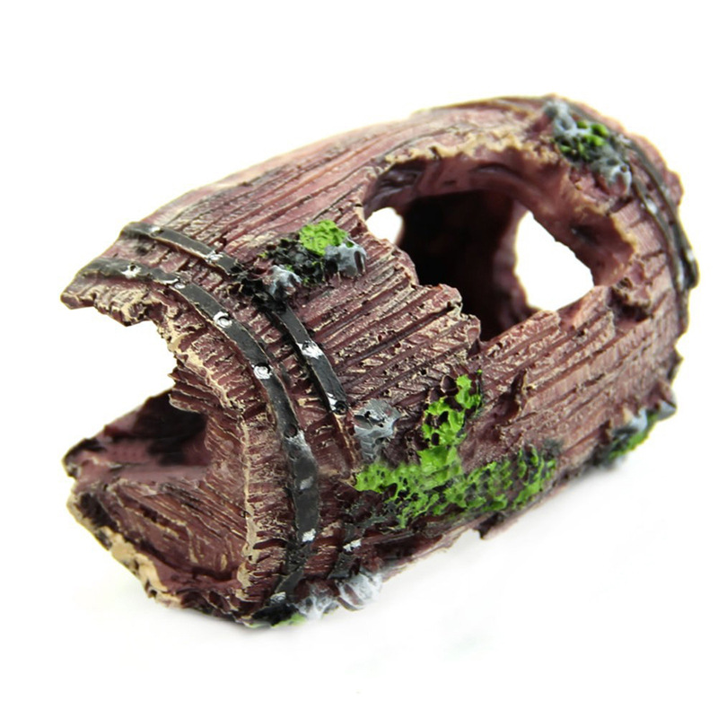 Aquarium Artificial Barrel Cav - Marine Aquarium Aquascape avis et prix