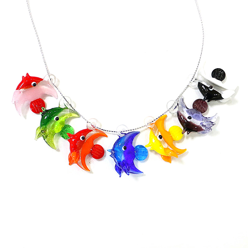 2pcs Mini Fish Glass Pendant C - Aquarium And Marine avis et prix