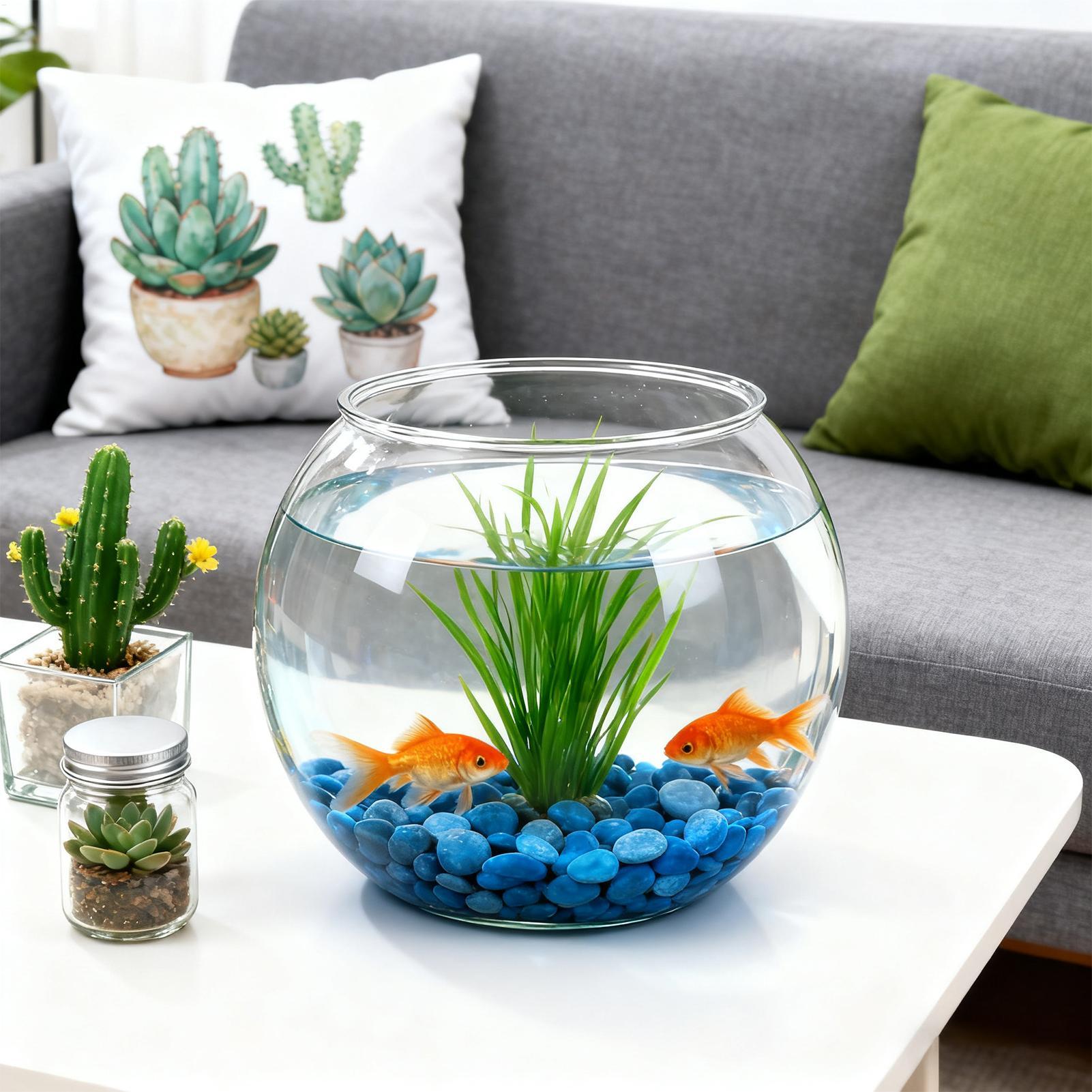 Bubble Bowl Space-Saving Aquar - Marine Aquarium Aquascape avis et prix